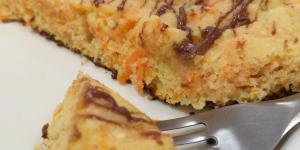 Bolo de cenoura de frigideira