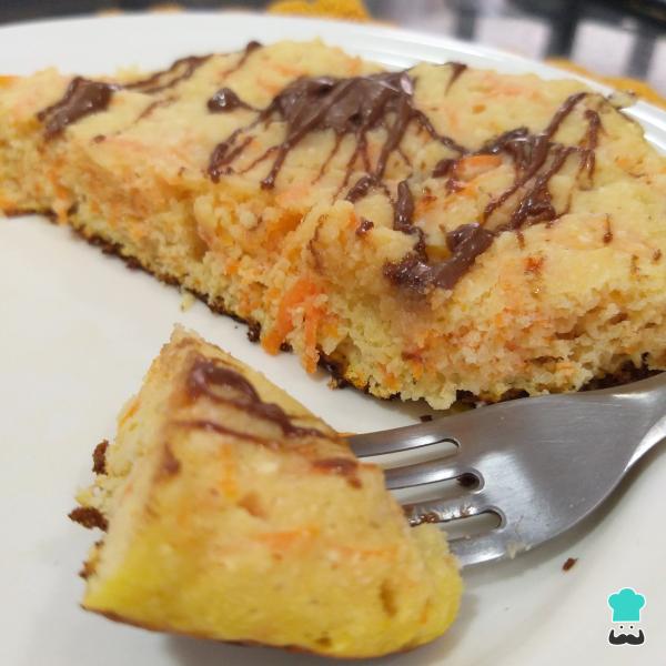 Receita de Bolo de cenoura de frigideira