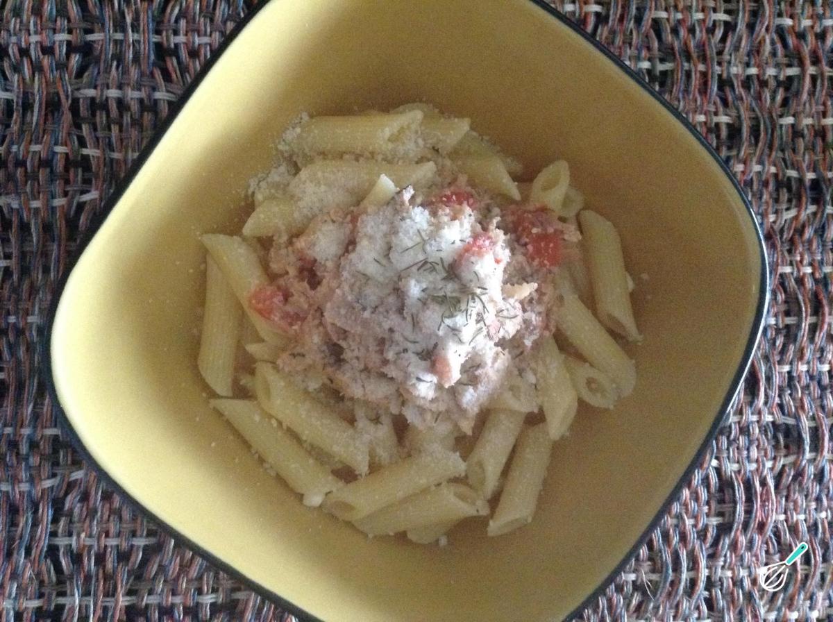 Receita de Macarrão com atum ao creme