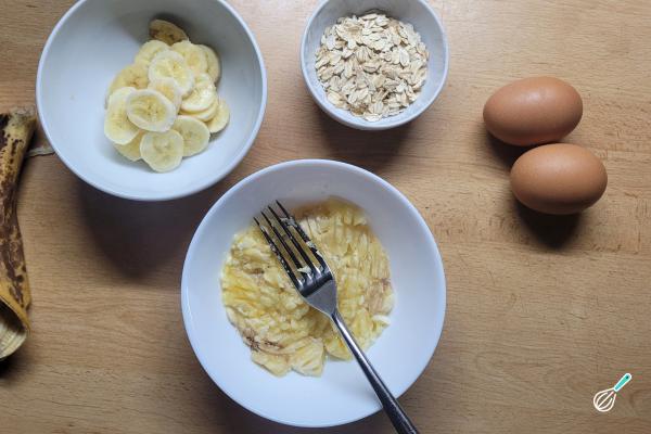 Receita de Omelete de banana - Passo 2