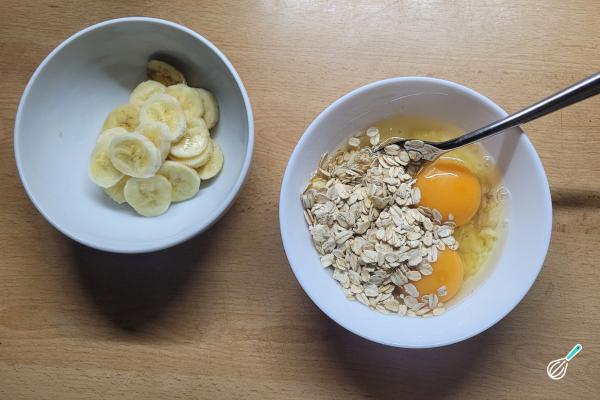 Receita de Omelete de banana - Passo 3