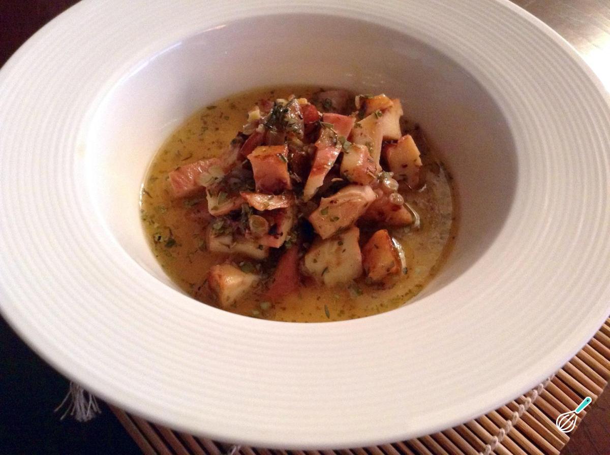 Receita de Polvo em escabeche