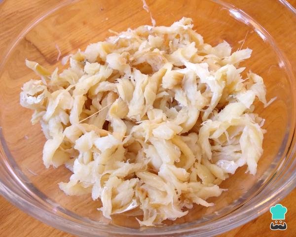 Receita de Bacalhau com natas simples e rápido - Passo 3