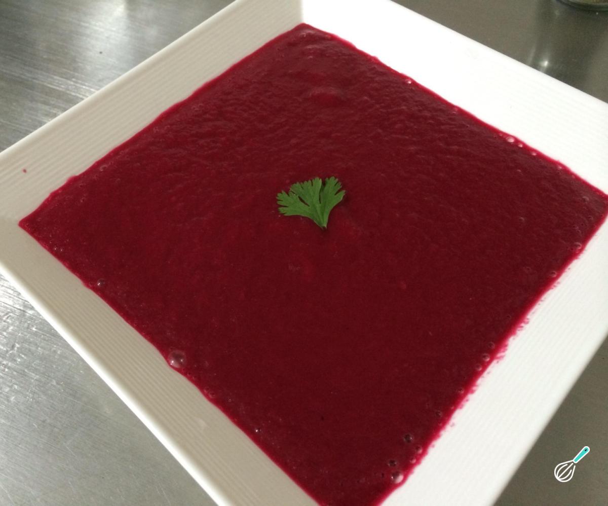 Receita de Gaspacho de beterraba