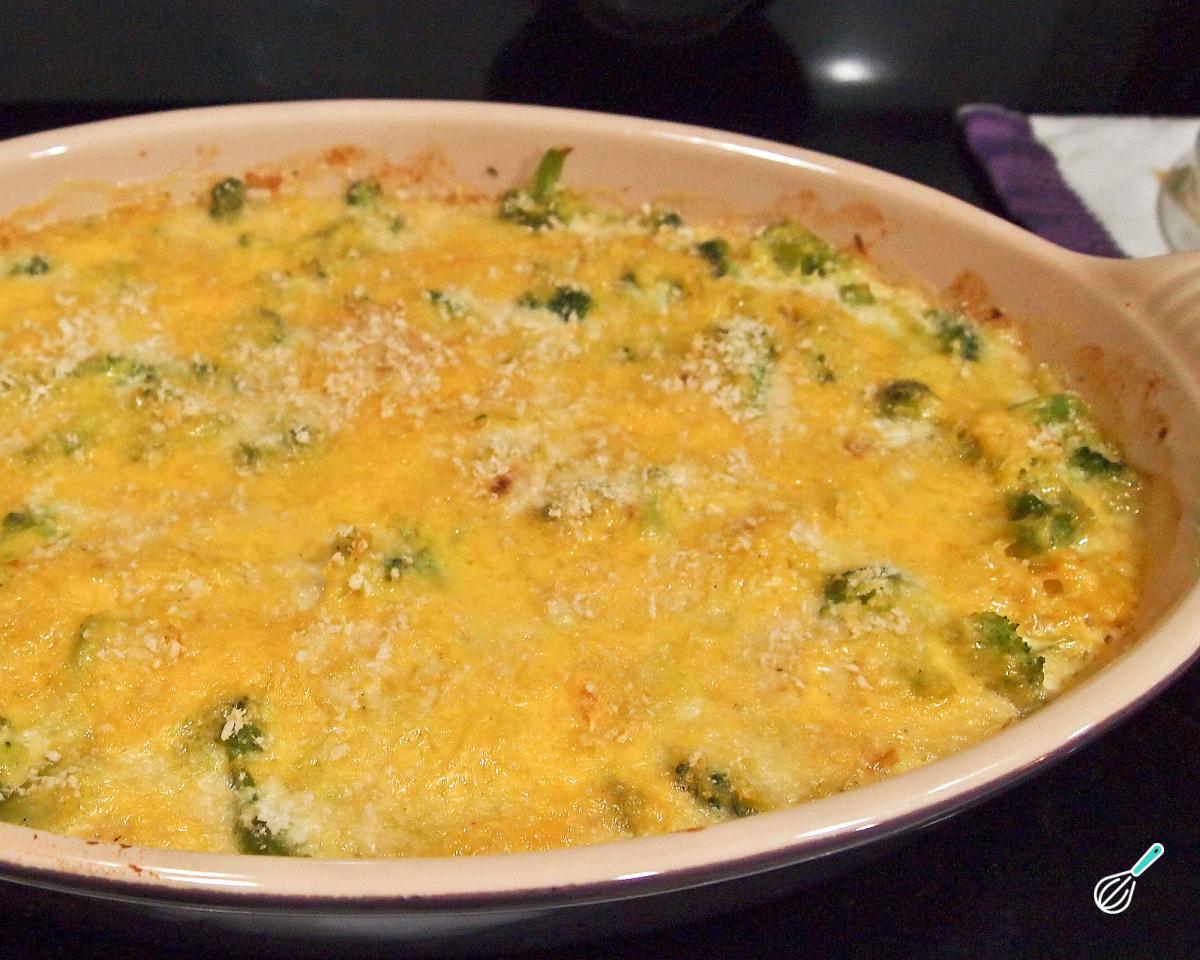 Receita de Brócolis gratinado com requeijão