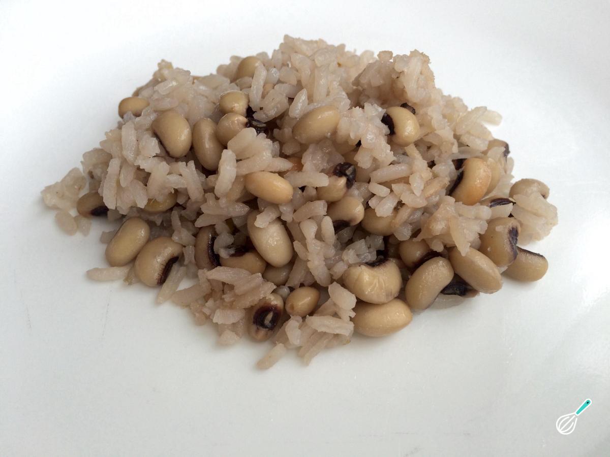 Receita de Arroz com feijão fradinho