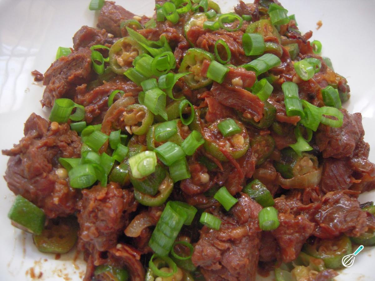 Receita de Picadinho de carne com quiabo