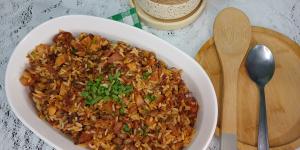 Receita de Baião de dois com carne de sol