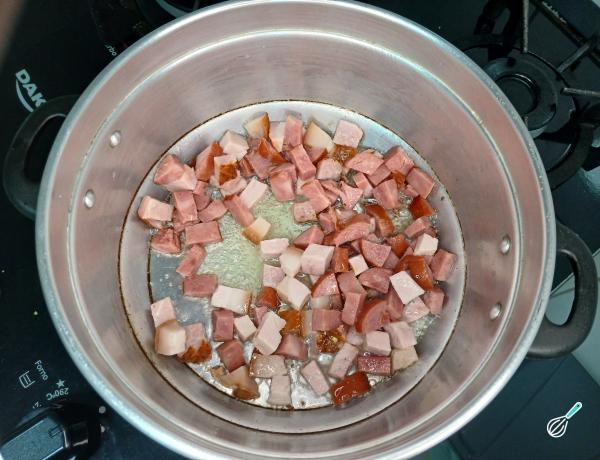 Receita de Baião de dois com carne de sol - Passo 4