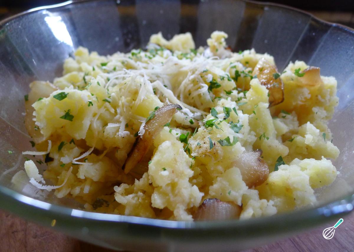 Receita de Purê de batata rústico