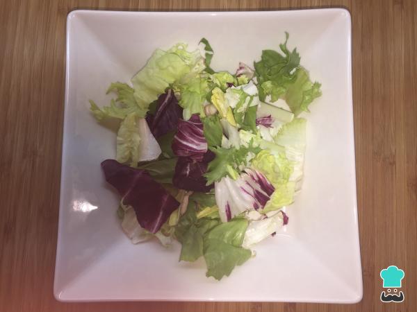 Receita de Salada com pimentão e frango - Passo 2