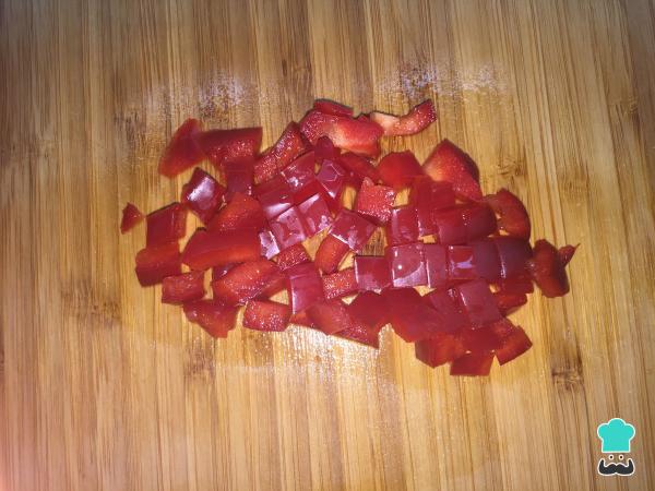 Receita de Salada com pimentão e frango - Passo 4