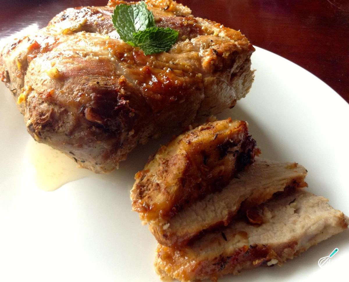 Receita de Pernil de Natal assado