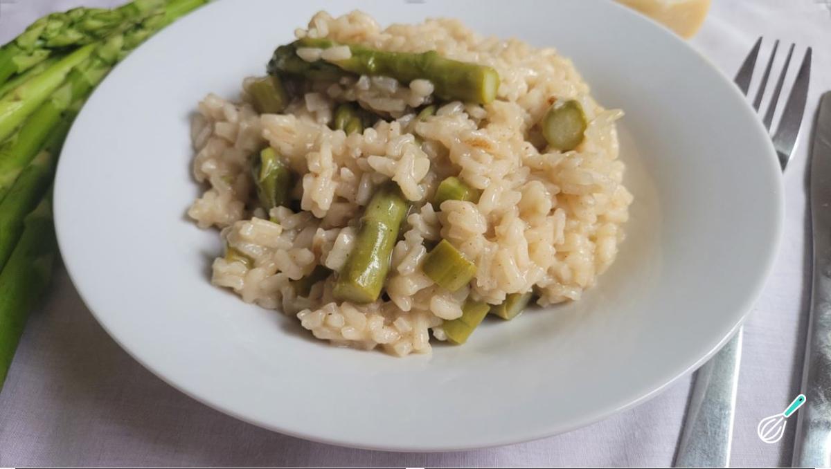 Receita de Risoto de aspargos