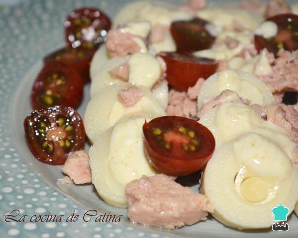 Receita de Salada de atum com palmito