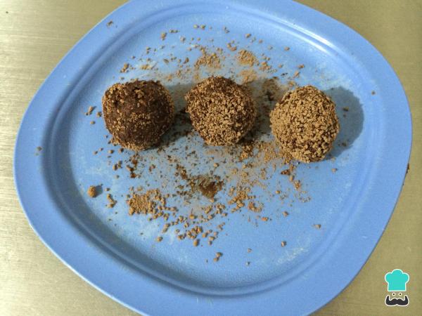 Receita de Bombons de aveia - Passo 5