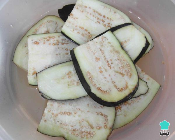 Receita de Lasanha de berinjela com frango light - Passo 2