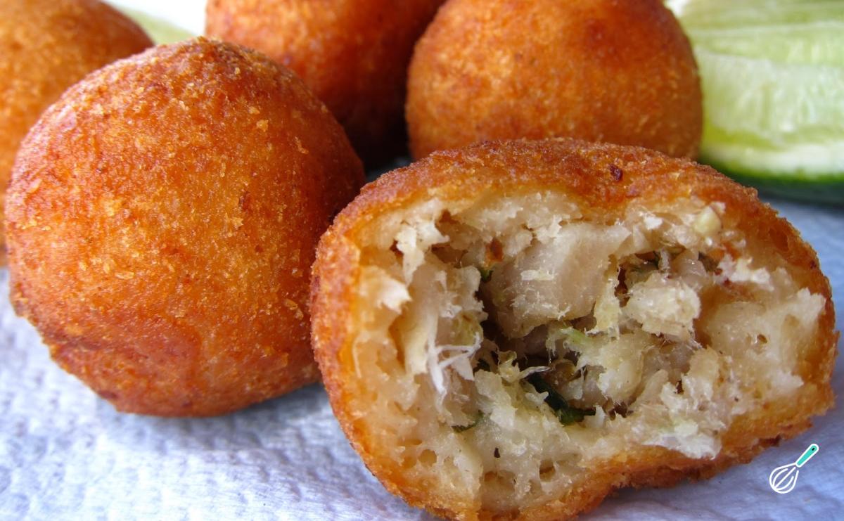 Receita de Bolinho de pirarucu