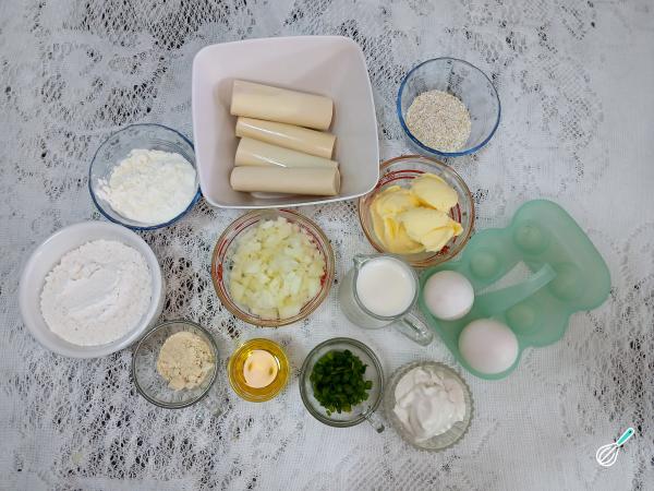 Receita de Torta de palmito sem glúten - Passo 1