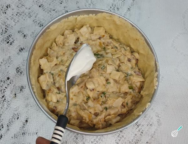 Receita de Torta de palmito sem glúten - Passo 8