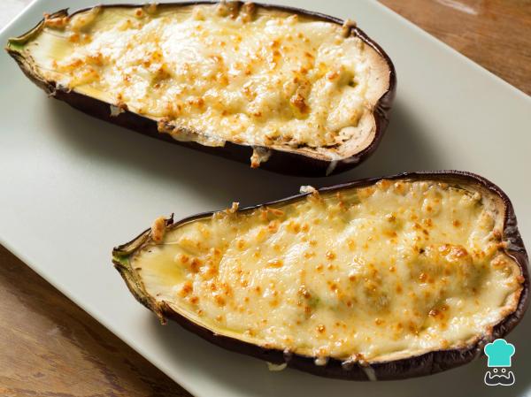 Receita de Berinjela recheada com carne moída no forno - Passo 8