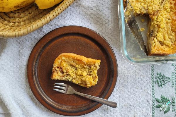 Receita de Cuca de banana com doce de leite - Passo 12