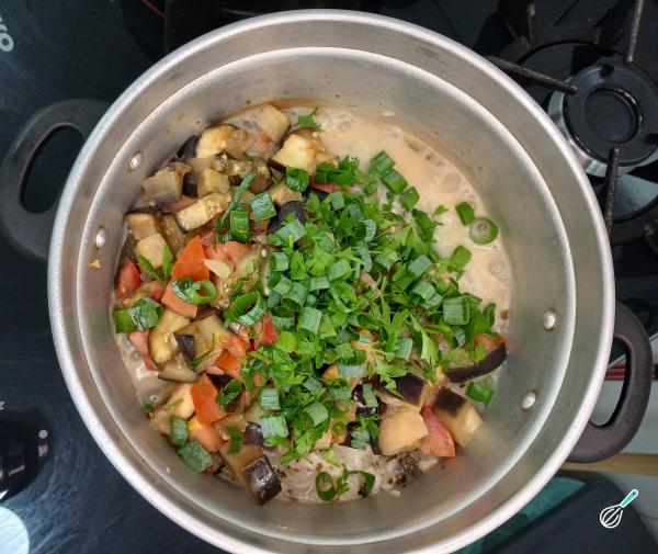 Receita de Arroz com berinjela - Passo 5