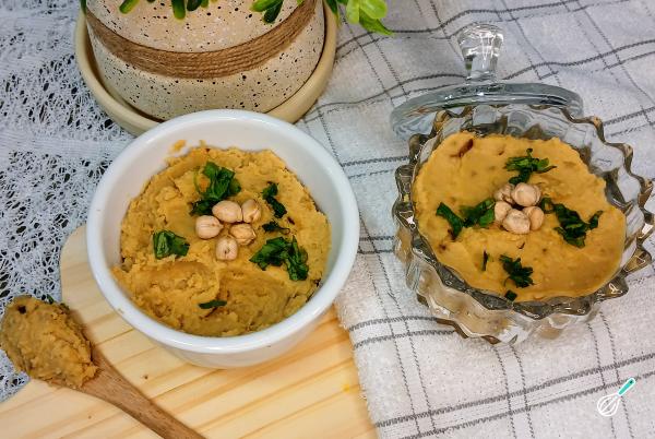 Receita de Purê de grão-de-bico