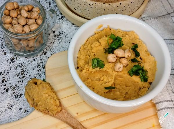 Receita de Purê de grão-de-bico - Passo 9