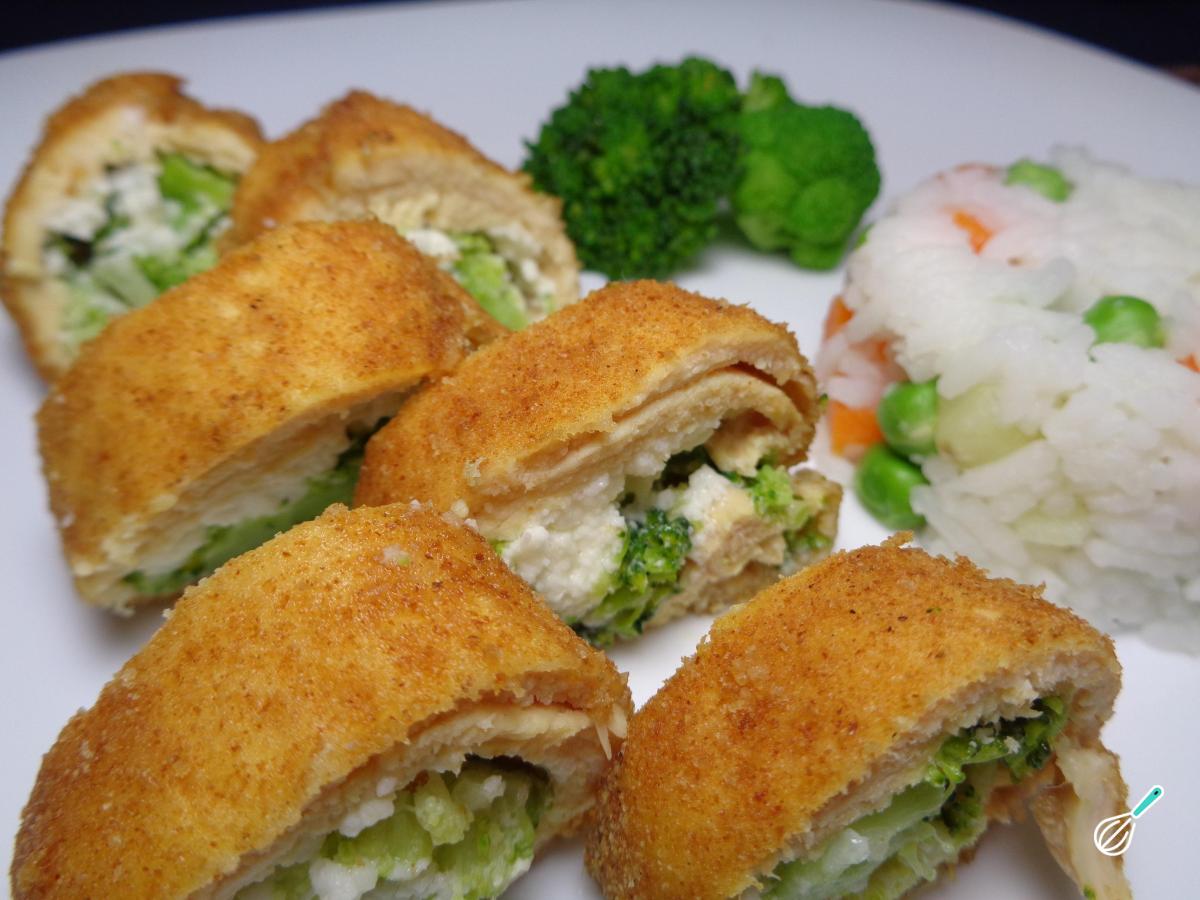 Receita de Frango recheado com brócolis no forno