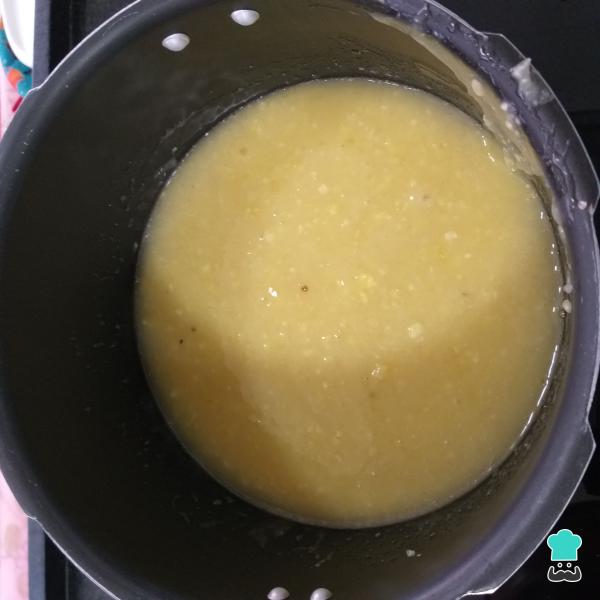 Receita de Caldo de mandioca com couve - Passo 5