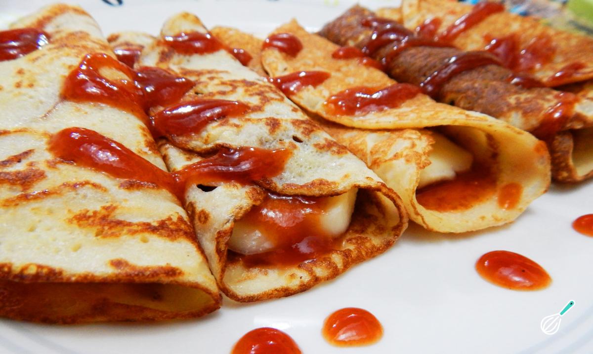 Receita de Panqueca de goiabada