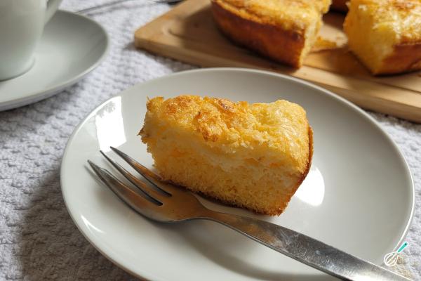 Receita de Bolo de farinha de milho com queijo - Passo 7