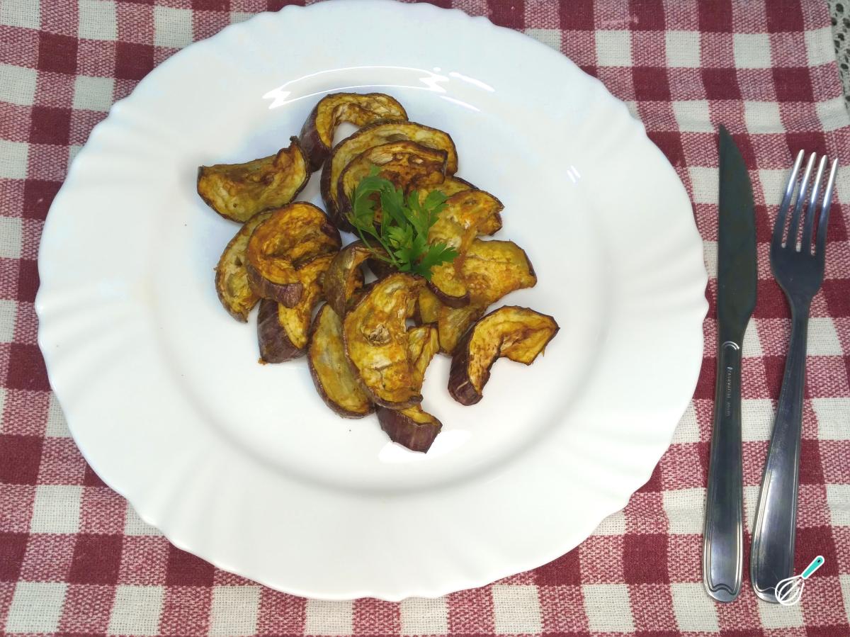Receita de Berinjela assada na air fryer