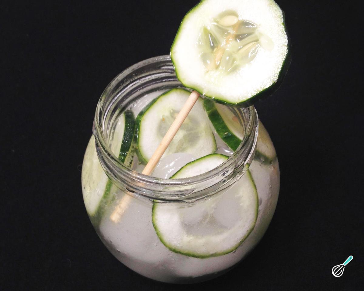 Gim tônica com pepino