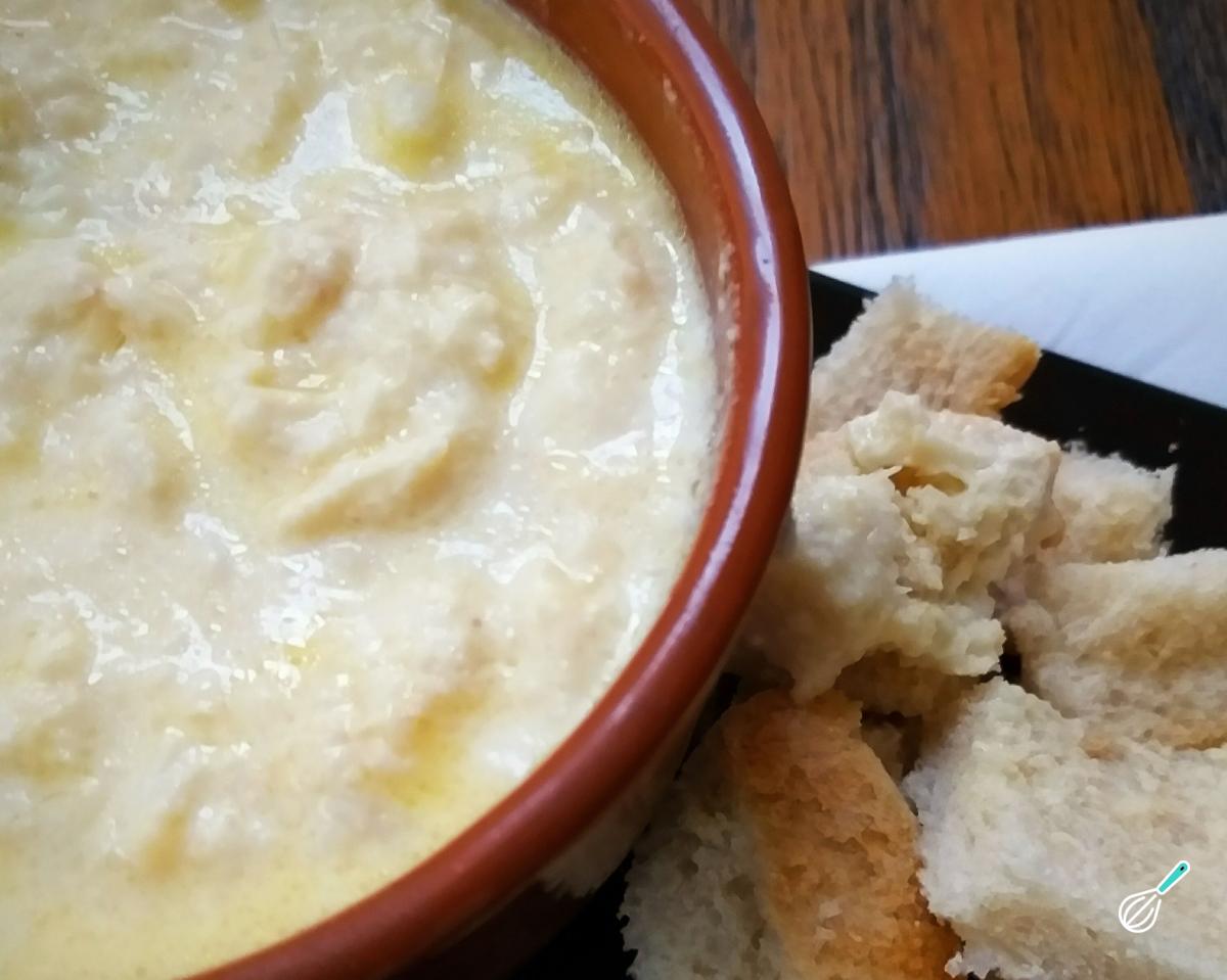 Receita de Creme de palmito com queijo