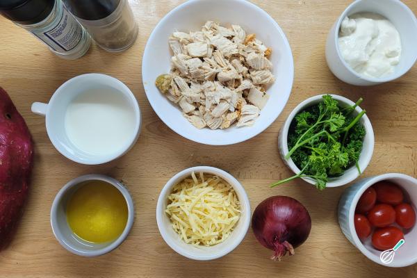 Receita de Receita escondidinho de batata com frango - Passo 1