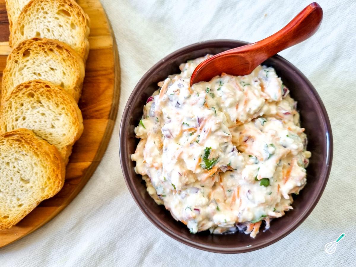Receita de Patê de ricota com maionese