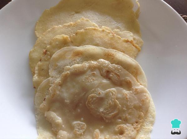 Receita de Crepes com ricota e espinafre - Passo 4