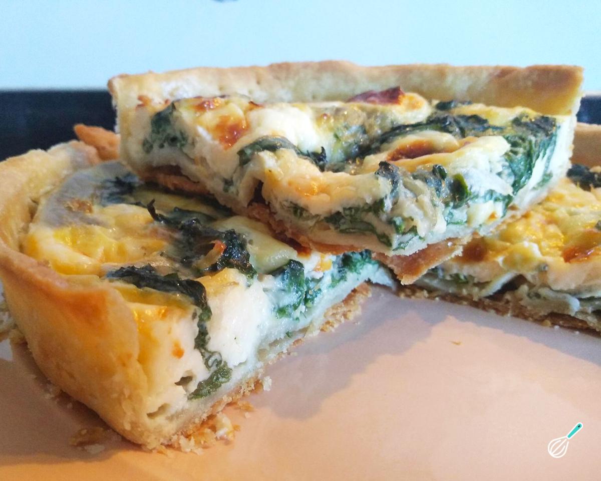 Receita de Torta de espinafre com queijo