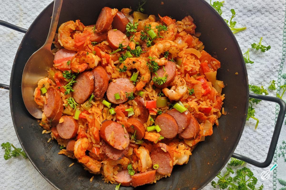 Receita de Arroz Jambalaya