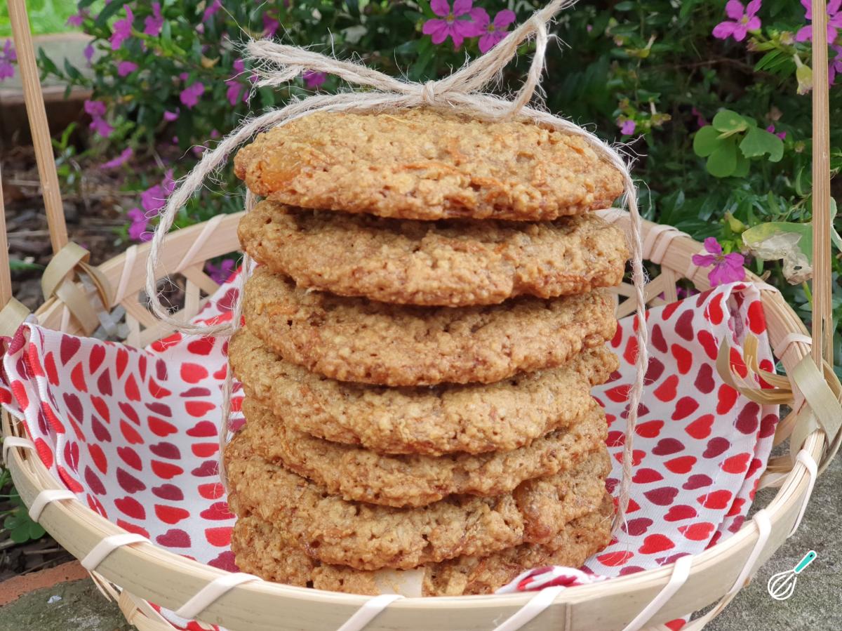 Receita de Cookie de cenoura fit