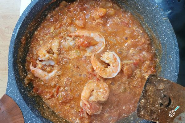 Receita de Nhoque com molho de camarão - Passo 12