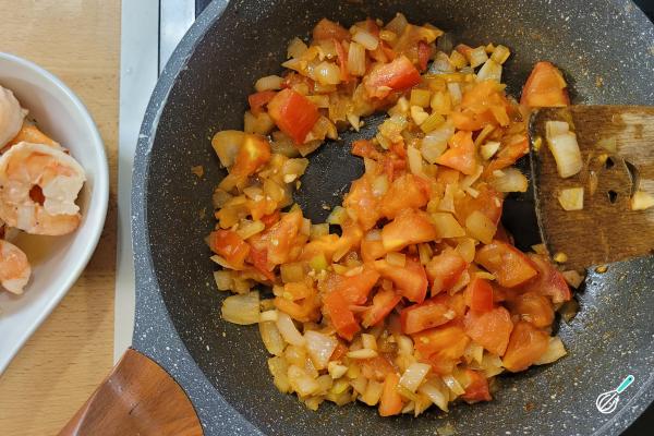 Receita de Nhoque com molho de camarão - Passo 8