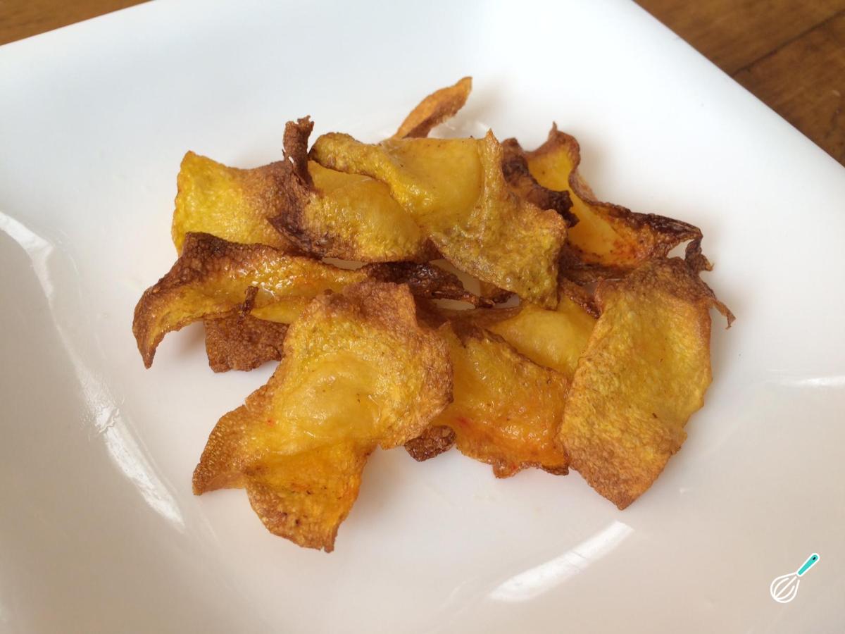 Receita de Chips de abóbora simples