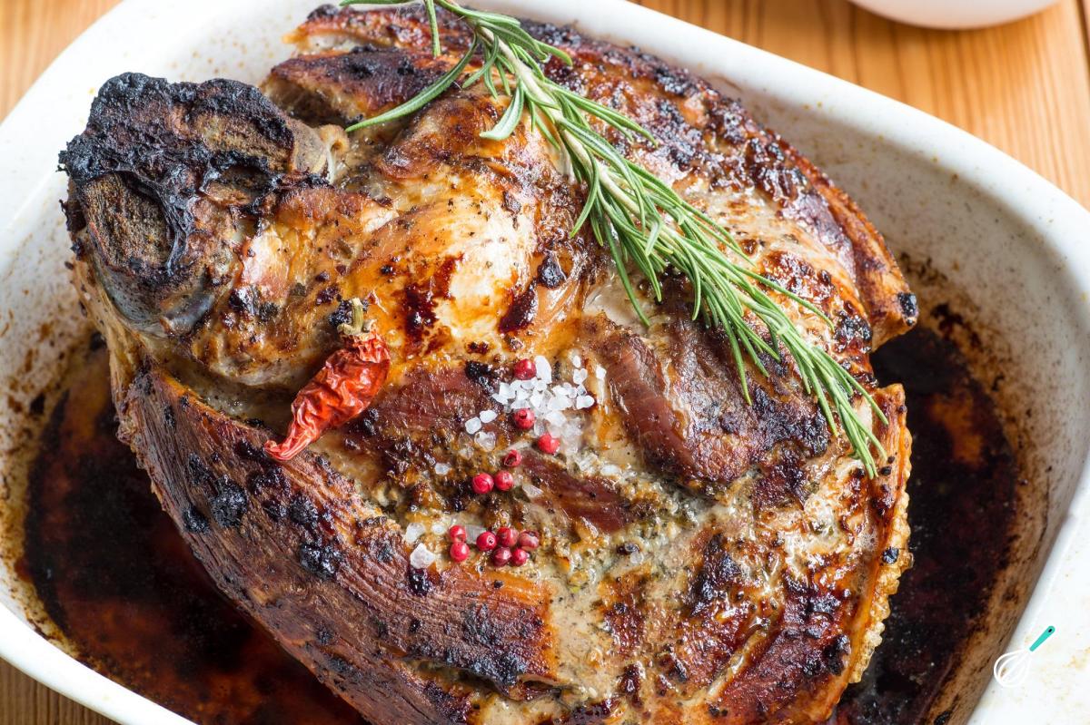 Receita de Pernil de Natal suculento