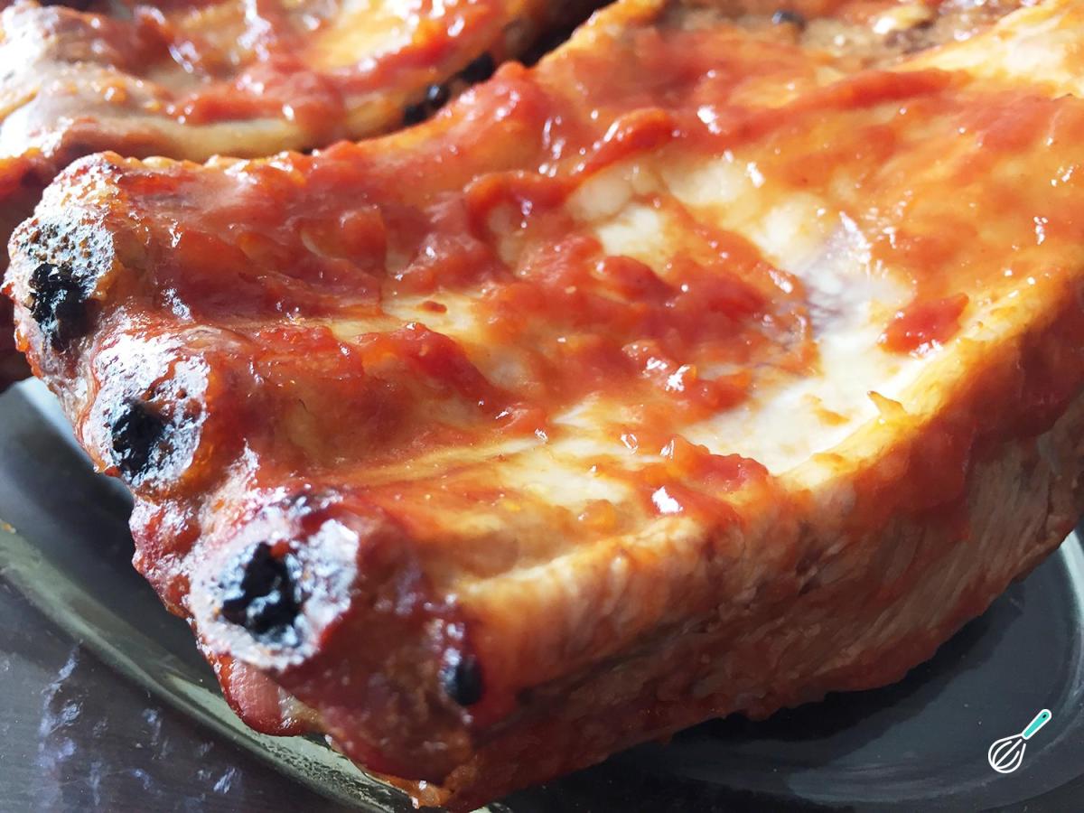 Receita de Costelinha de porco assada no forno com barbecue