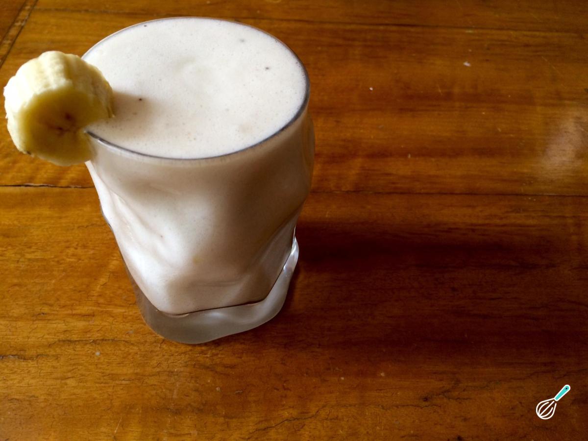 Batido de proteína com ovo