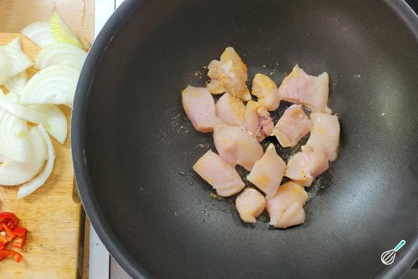 Receita de Frango Kung Pao - Passo 4