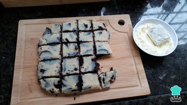 Receita de Palha italiana de leite Ninho com Oreo - Passo 6